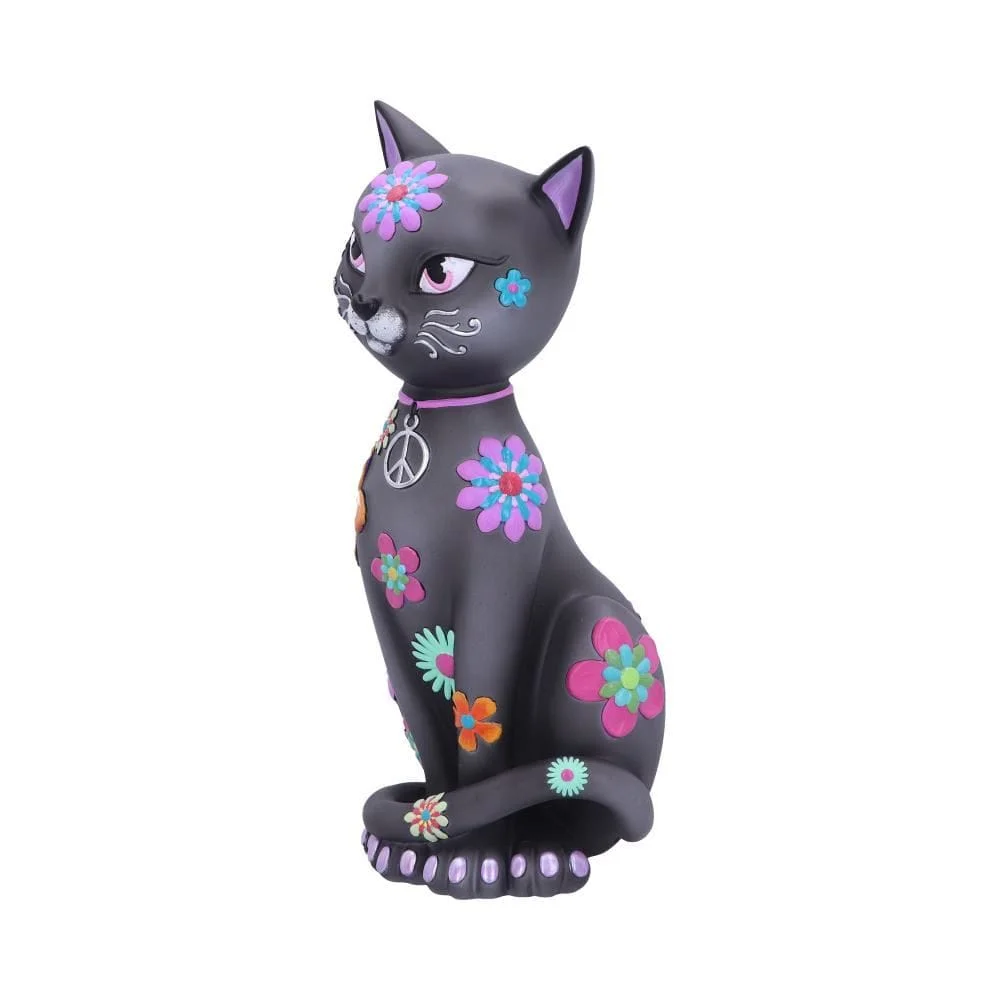 Nemesis Now - Hippy Kitty Ornament Figuur 26cm thumbnail