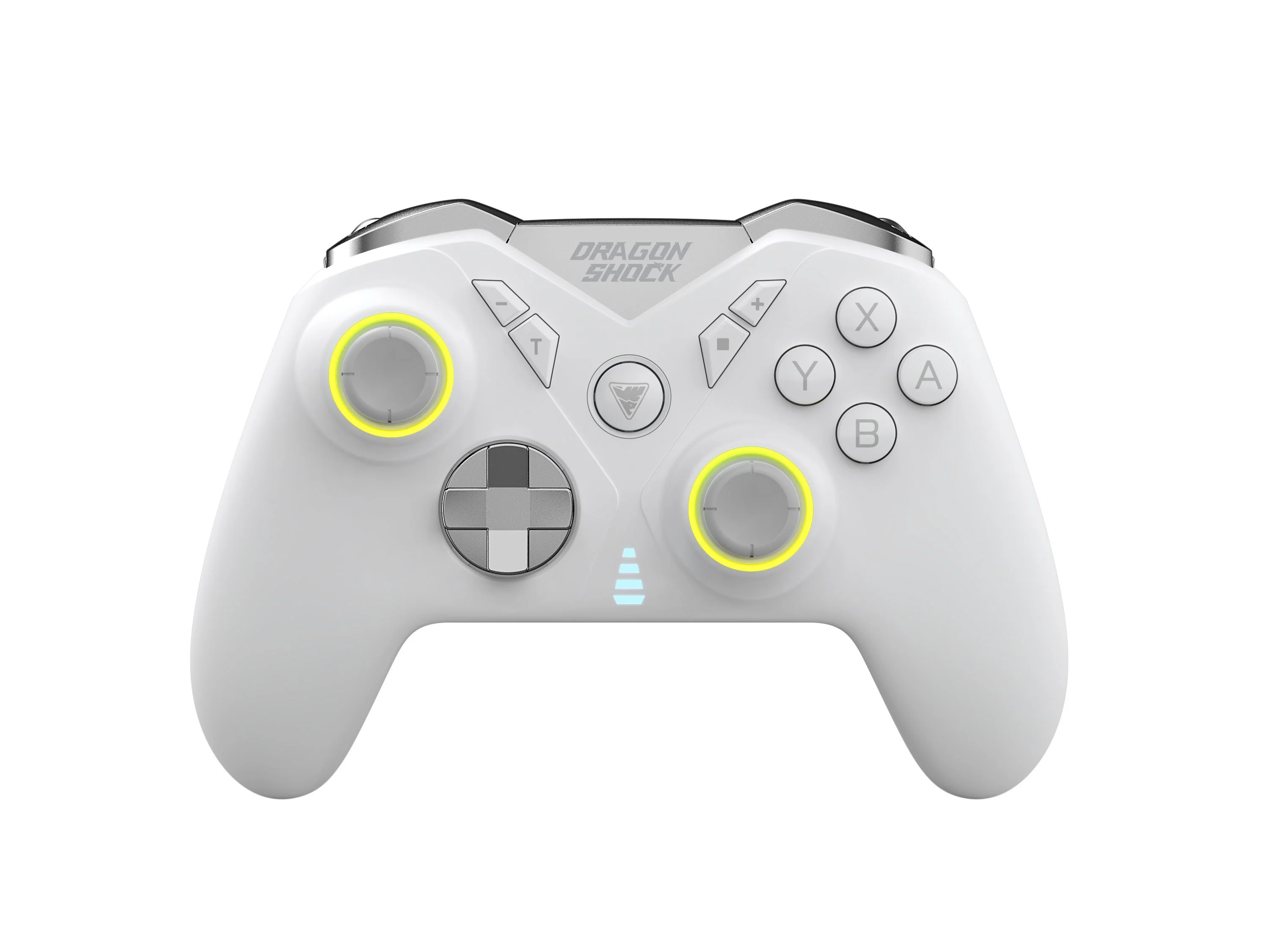 DragonShock - NEBULA PRO - Pro draadloze controller wit Geschikt voor Nintendo Switch - Switch Lite - Switch OLED - PS3 - PC - Android thumbnail
