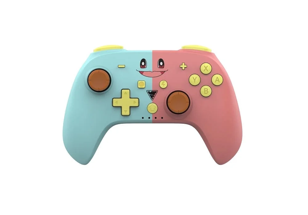 DragonShock - PopTop Compacte Bluetooth Draadloze Controller Blauw en Roze voor Switch en Switch OLED thumbnail