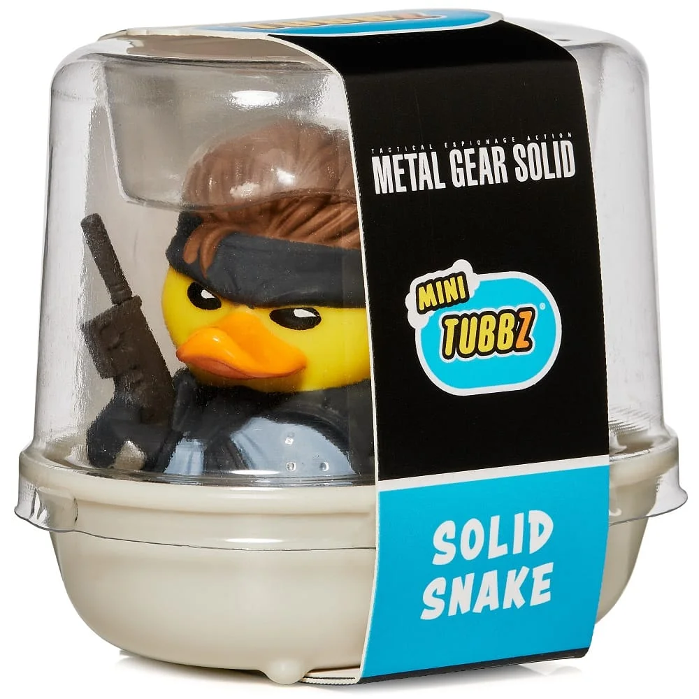 Numskull - Mini TUBBZ Badeend - Metal Gear Solid - Solid Snake (Badeen Editie) - 5cm