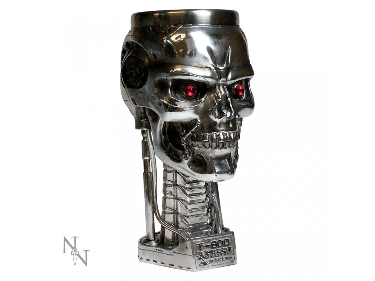 Nemesis Now - Terminator 2 Judgement Day T2 T-800 - Hoofd - Wijnkelk - Zilver - 17cm