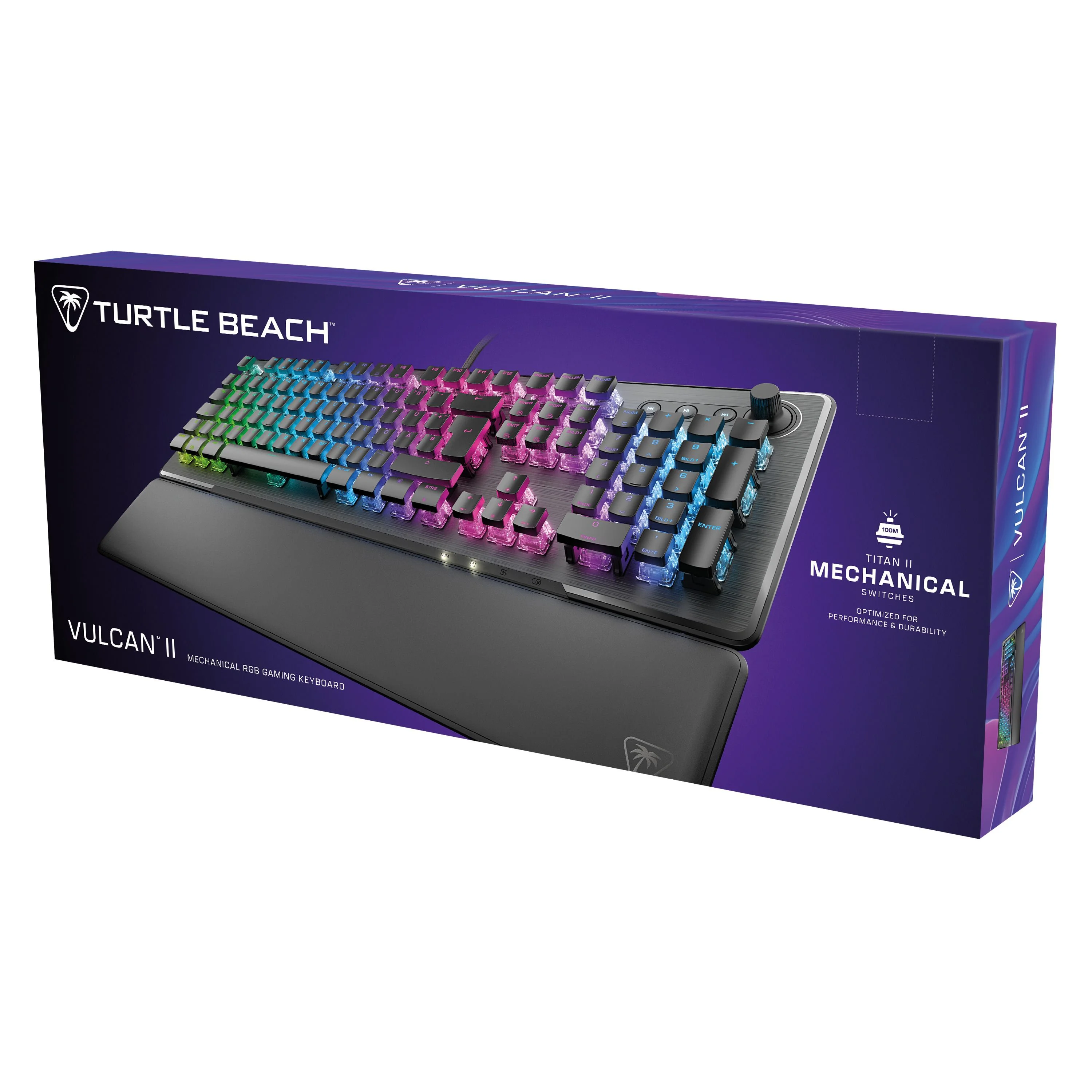 Turtle Beach - Vulcan II Bedraad RGB Mechanica Gaming Toetsenbord Zwart - Azerty FR Layout