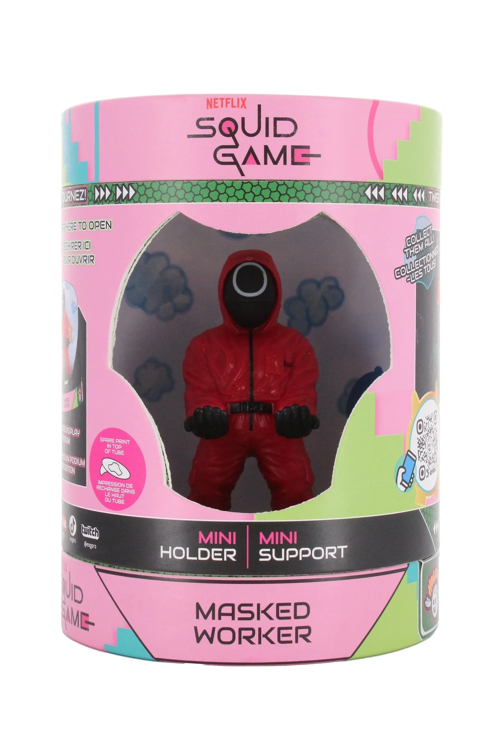 Cable Guys Holdems - Squid Game - Circle Guard Oordopjes en Telefoon Houder
