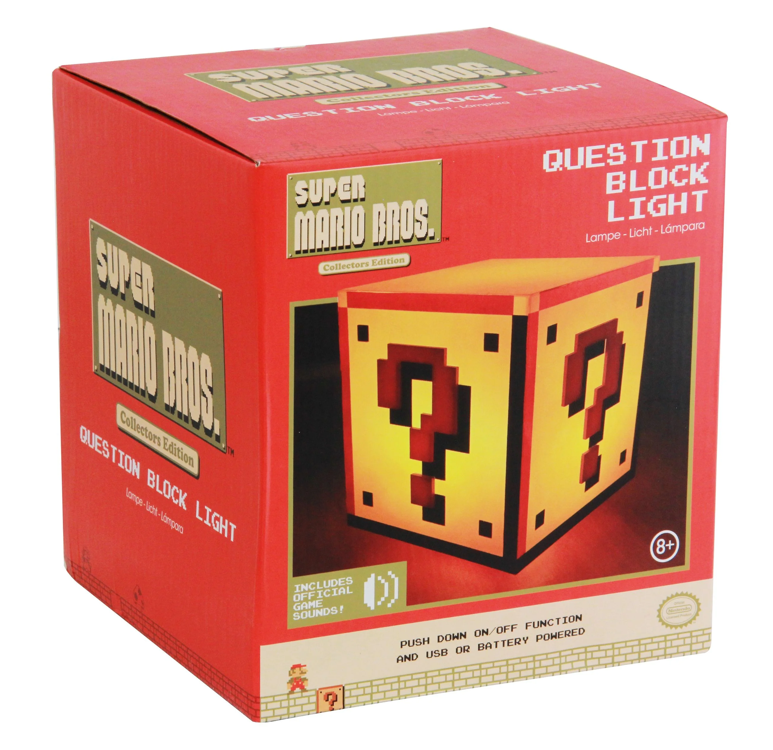 Nintendo - Super Mario Bros. - Question Block Lamp