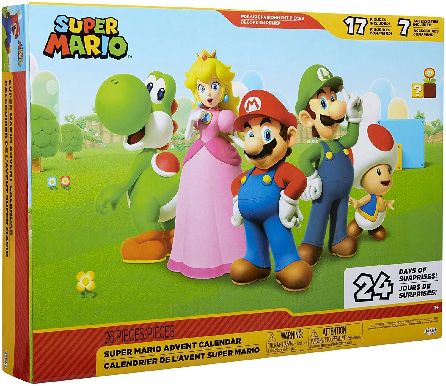 Nintendo - Mario & Co Advent Kalender met Gouden Mario en Bullet Bill