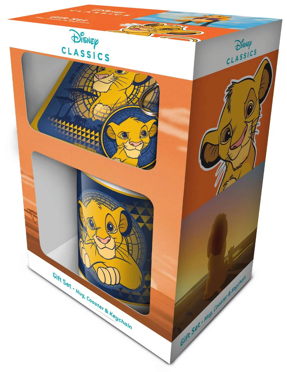 The Lion King - Simba mok, onderzetter en sleutelhanger Geschenkset