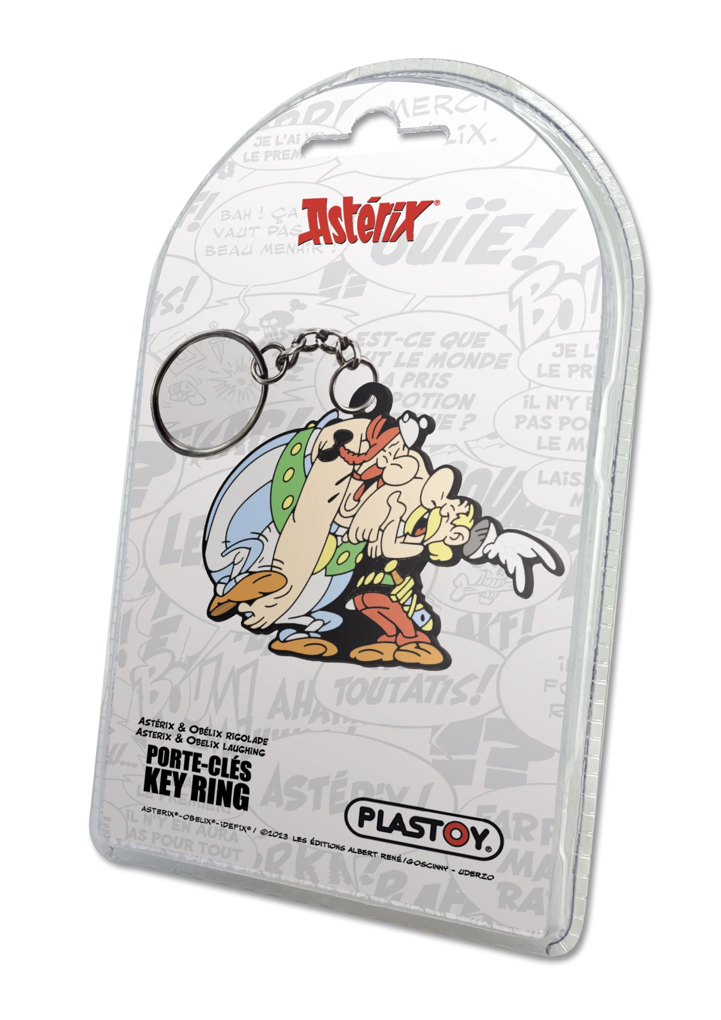 Plastoy - Asterix - Kauwgom Sleutelhanger Asterix en Obelix, Plezier Maken