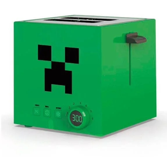 UKONIC - Minecraft - Creeper Vierkante Broodrooster