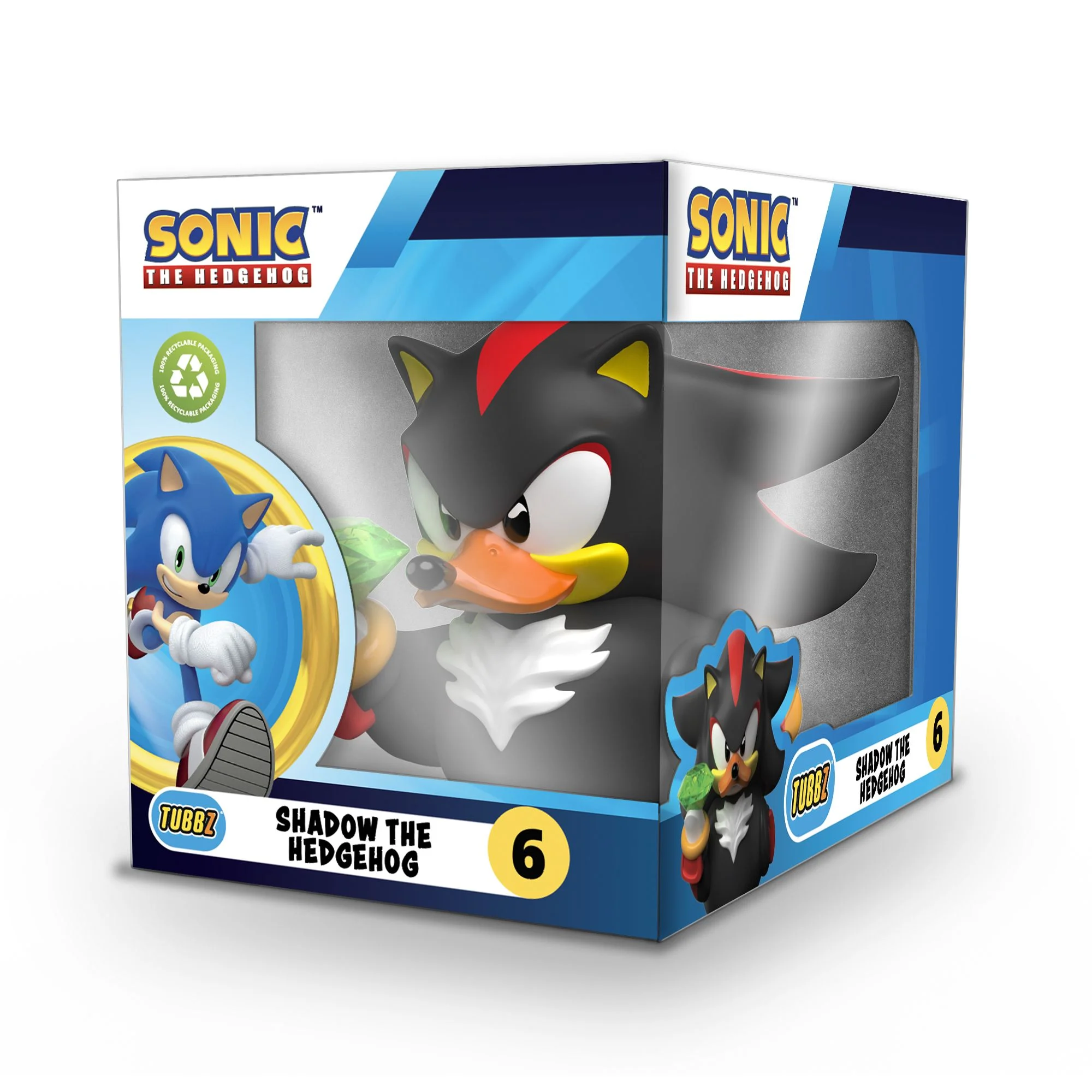 Numskull - Best of TUBBZ Boxed Badeend - Sonic the Hedgehog - Shadow (Standard Editie) - 9cm