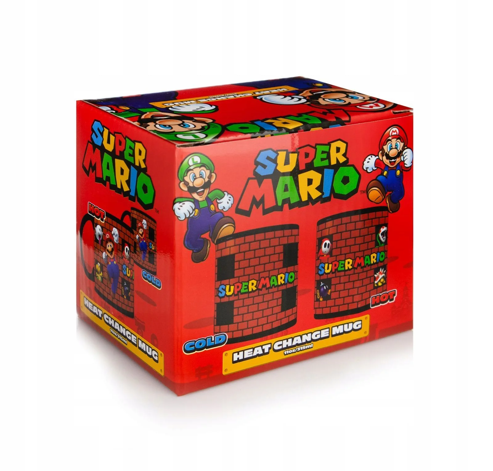 Nintendo - Super Mario - "Bricks" Warmtewissel Mok 315ml