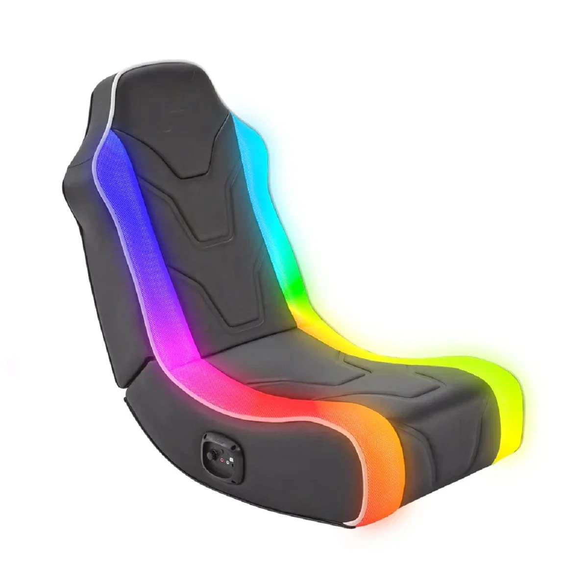 X-Rocker - Chimera RGB 2.0 Stereo Audio Inklapbare LED Licht Gamingstoel voor Junior 6 -12 jaar