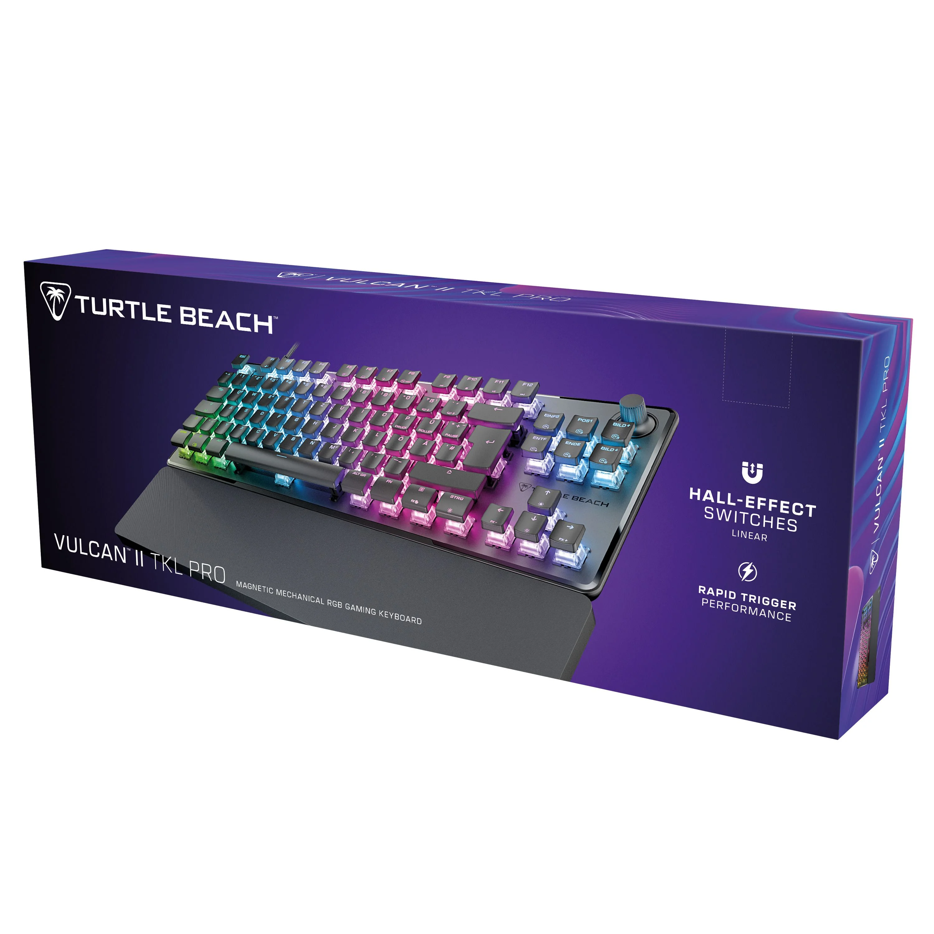 Turtle Beach - Vulcan II TKL Pro Bedraad RGB Compact Magnetische Mechanica Gaming Toetsenbord Zwart - Azerty FR Layout