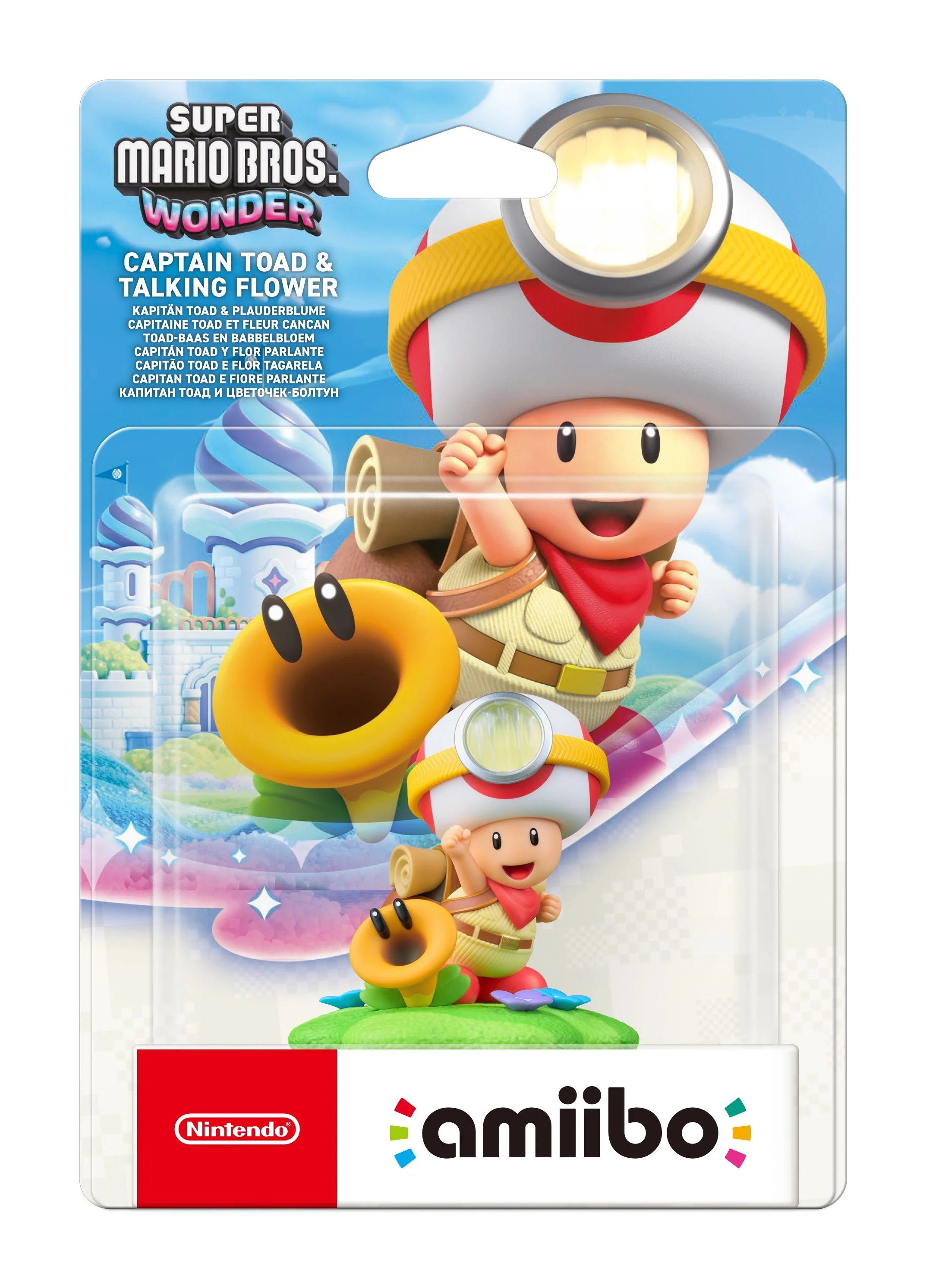 Amiibo Toad-Baas en Babbelbloem - Super Mario Bros. Wonder Collection