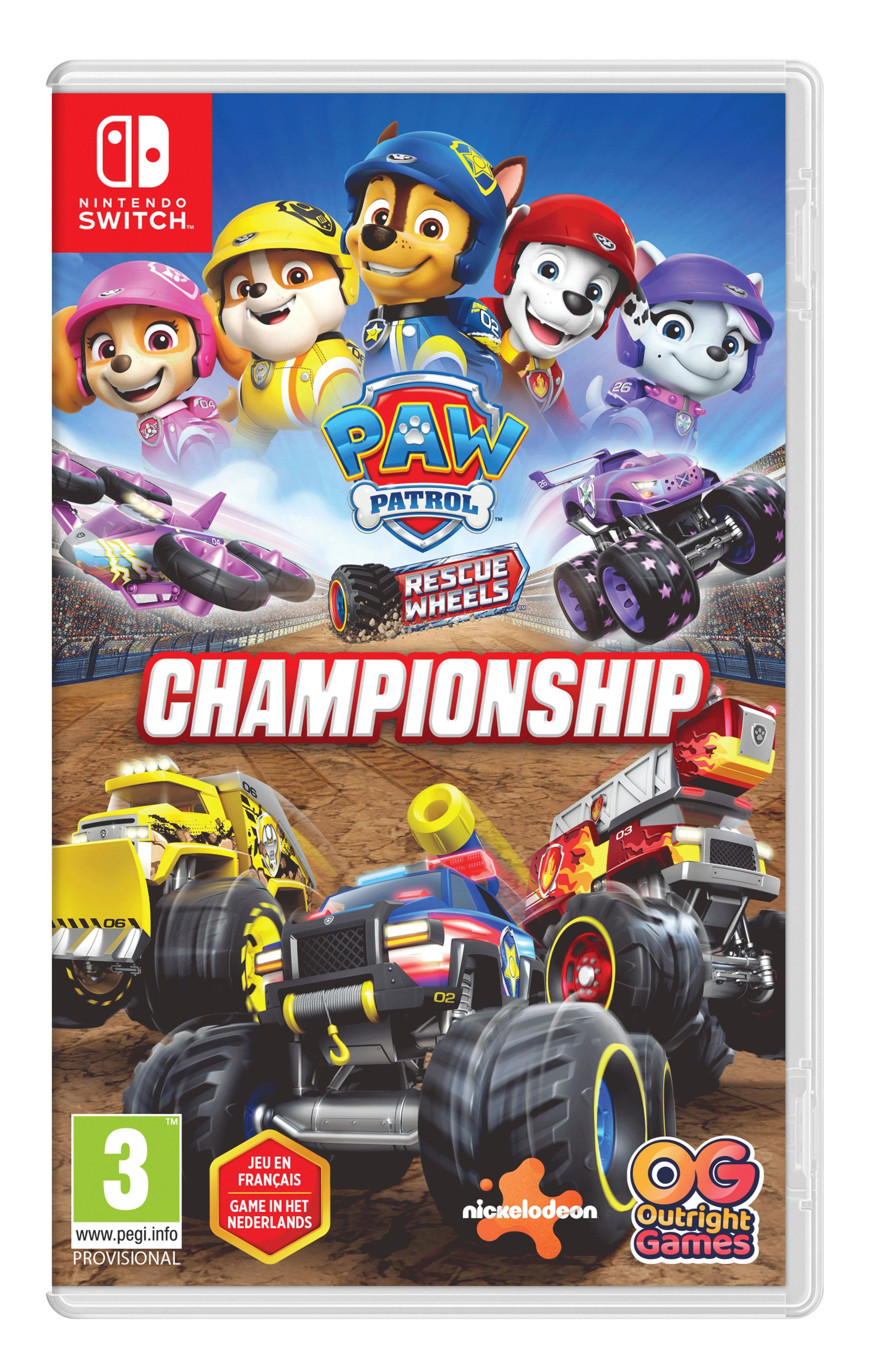 PAW Patrol Rescue Wheels: Championship - Nintendo Switch versie