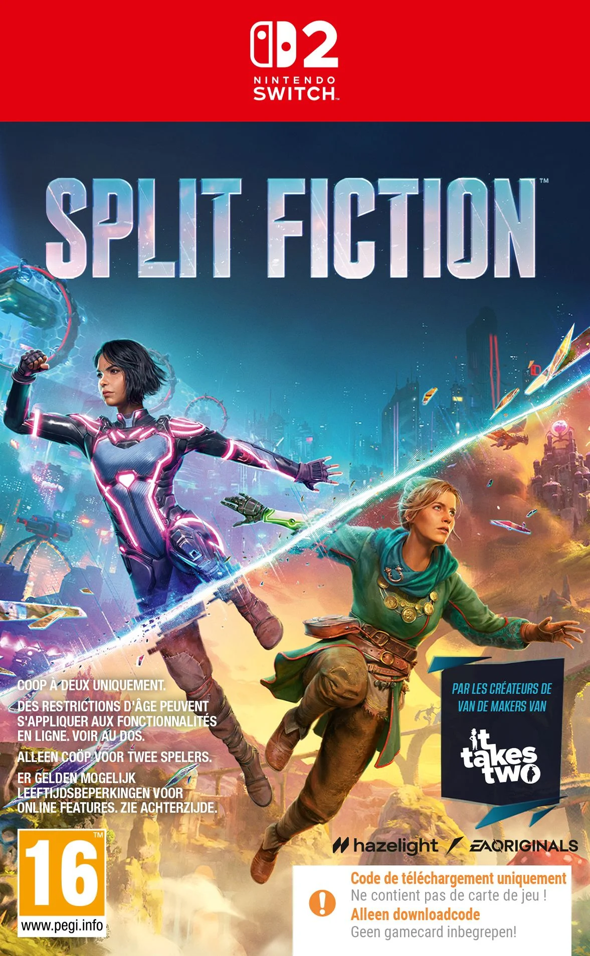 Split Fiction (Code-in-a-box) - Nintendo Switch 2 versie