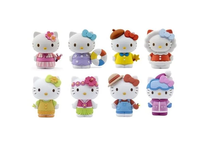 YuMe - Doll Four Seasons Series - Hello Kitty Poppen 7cm Display (12 stuks)