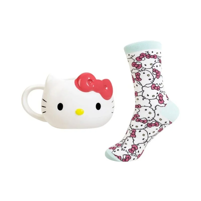 Sanrio - Hello Kitty Mok 3D & Sokken Set