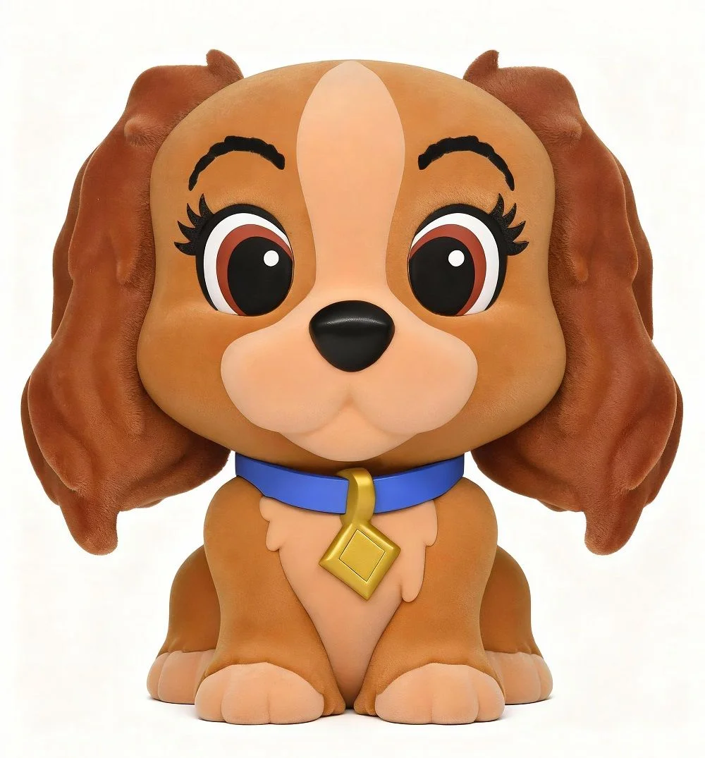 Disney - Lady and the Tramp - Lady (Flocked) Figurale Spaarpot 20cm