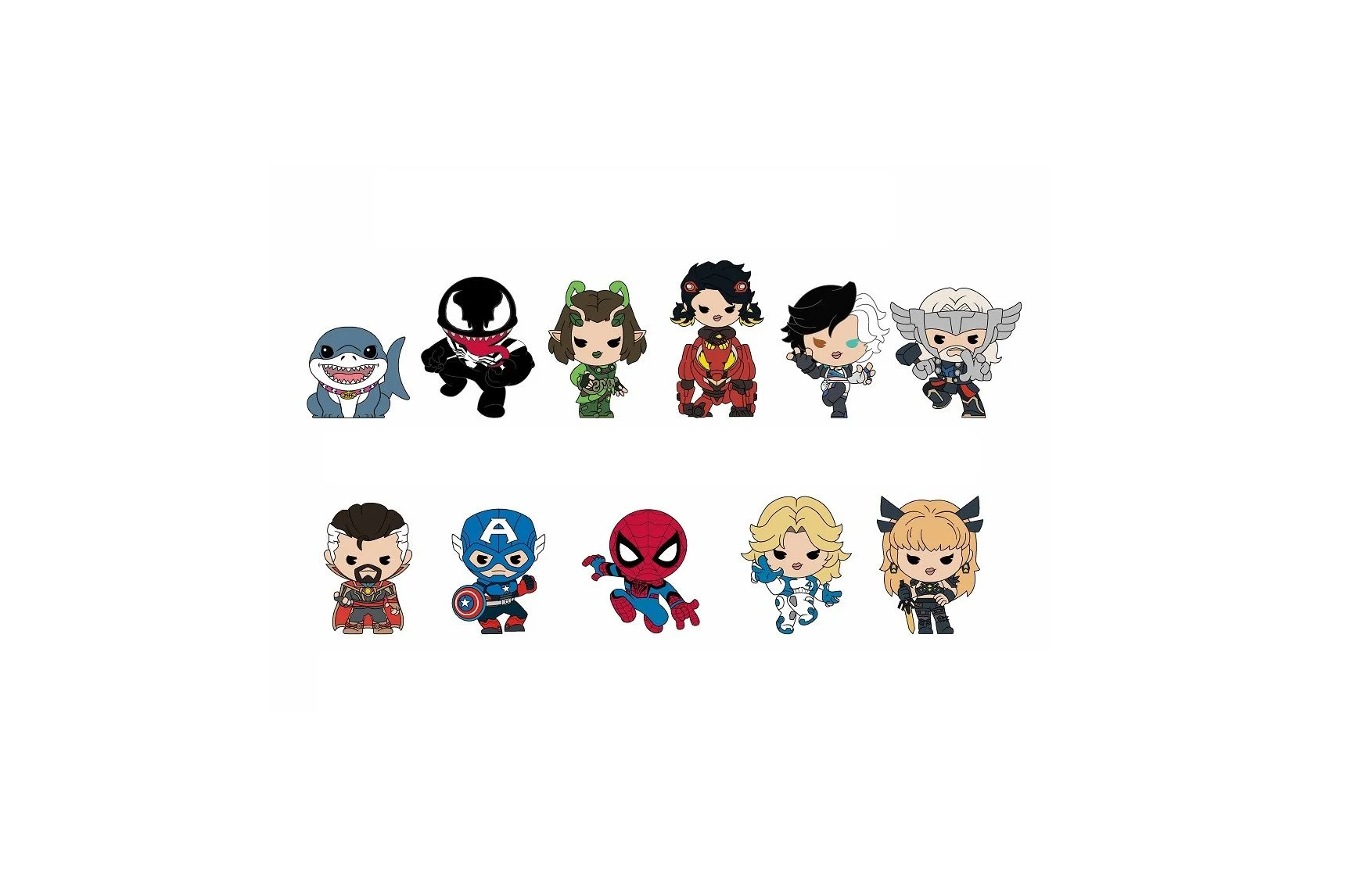 Marvel - Marvel Rivals - Verzamelbare Schuim Figurale Tassenclip Blinde Zak Assortiment (Series 16) (24 st.)