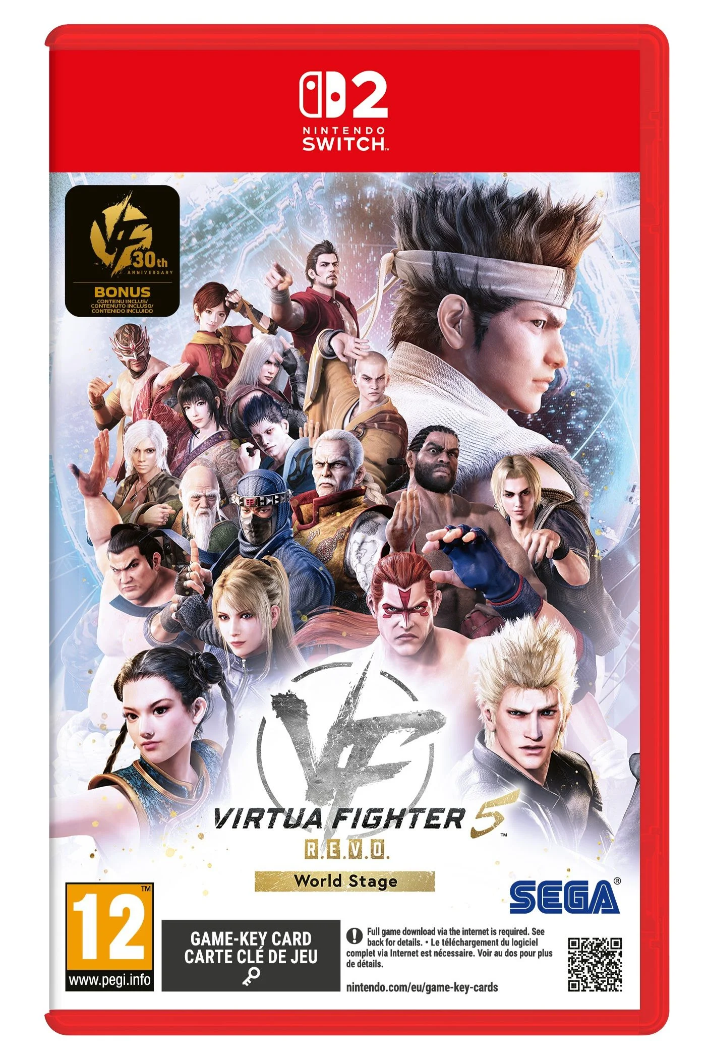 Virtua Fighter 5 R.E.V.O. World Stage - 30th Anniversary Edition - Game-key Card - Nintendo Switch 2 versie