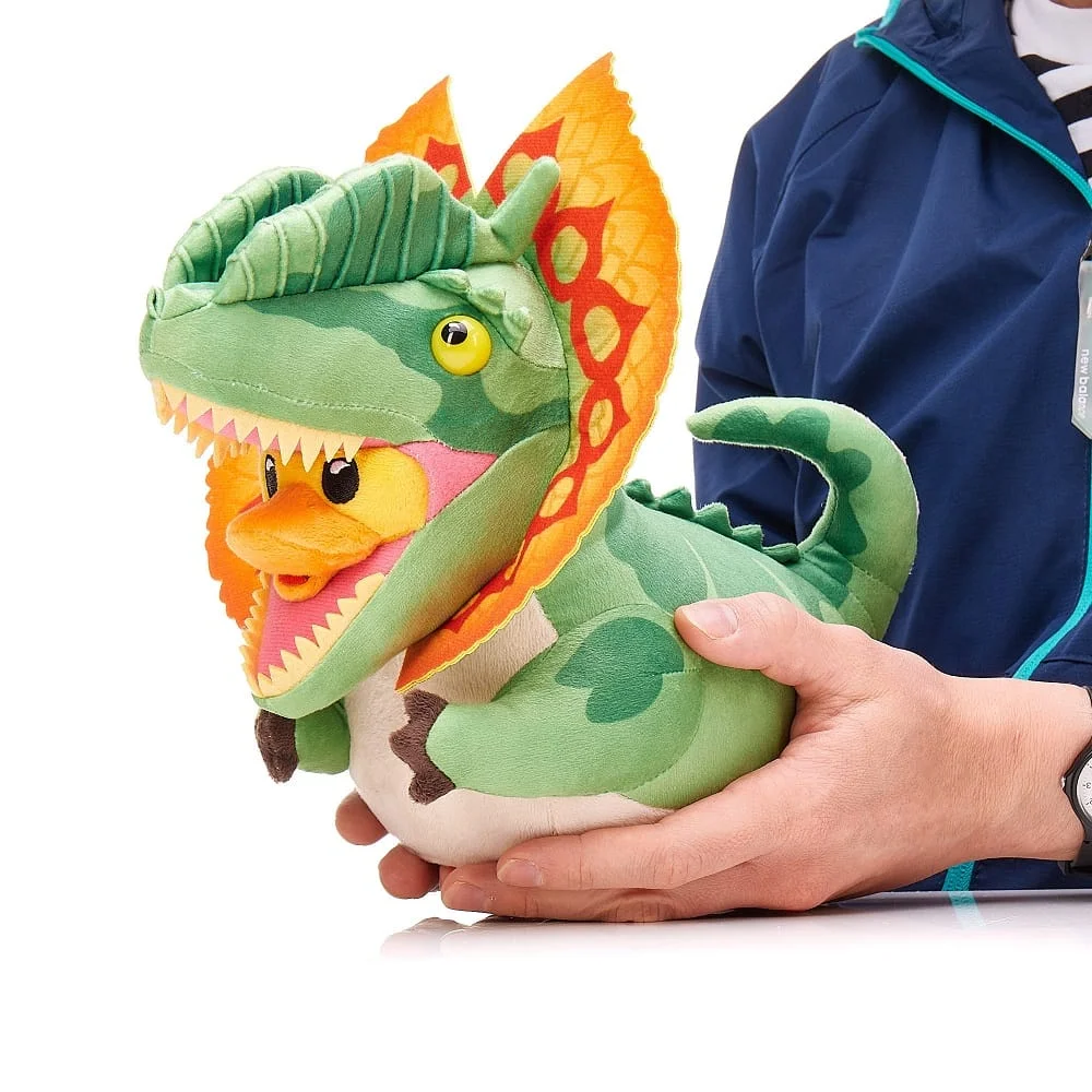 Numskull - TUBBZ Pluche - Jurassic Park - Dilophosaurus - 24cm thumbnail