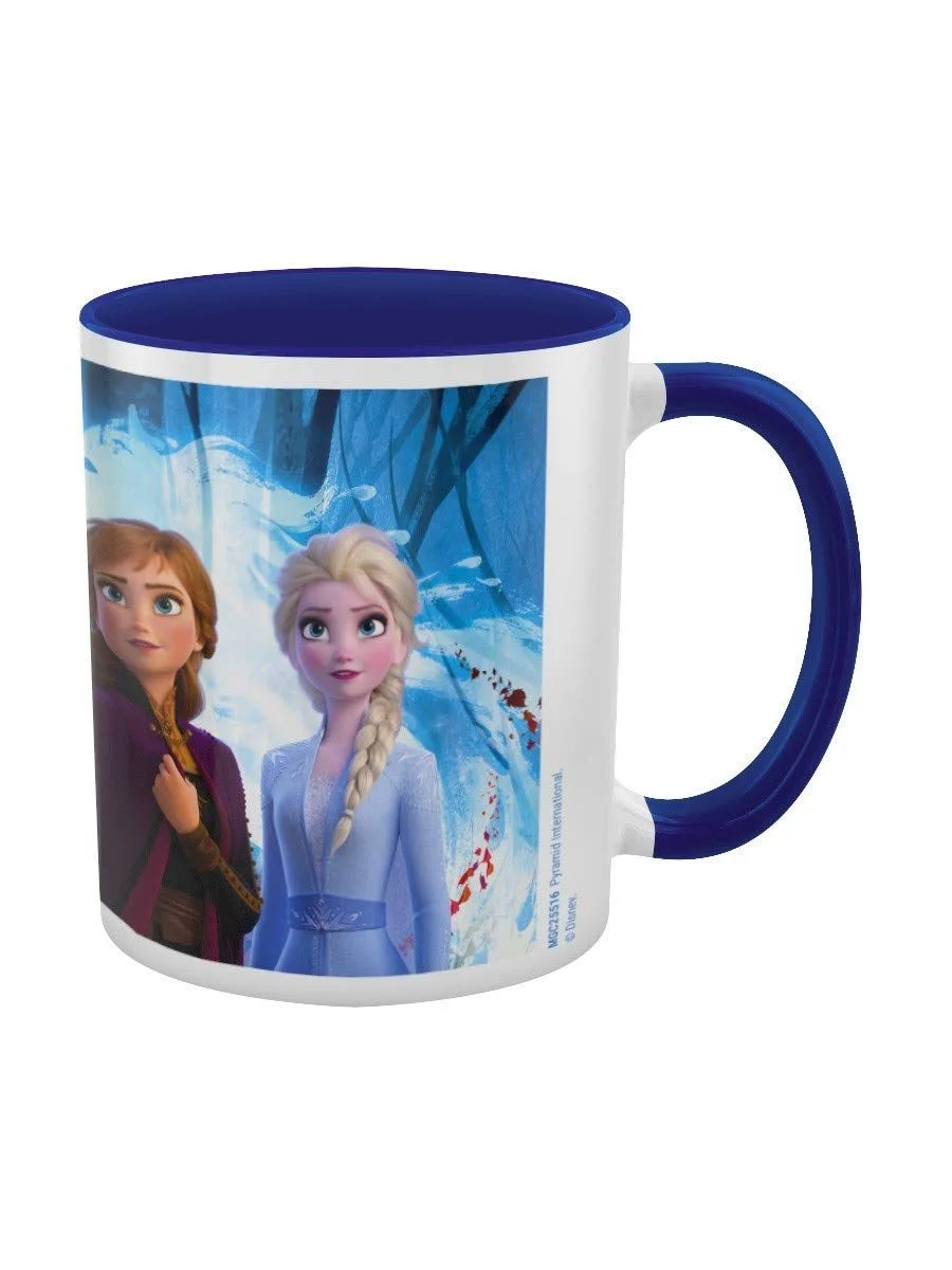 Disney - Frozen 2 - "Believe in the Journey" Blauwgekleurd Binnenwerk Mok 315ml thumbnail