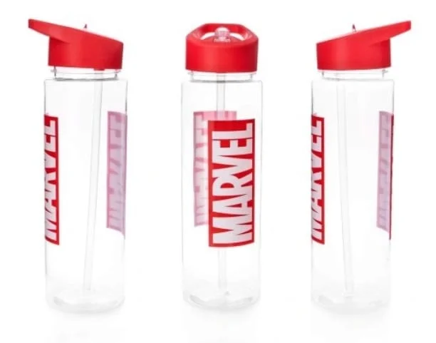 Marvel - (Marvel Logo) Plastic Drankfles thumbnail