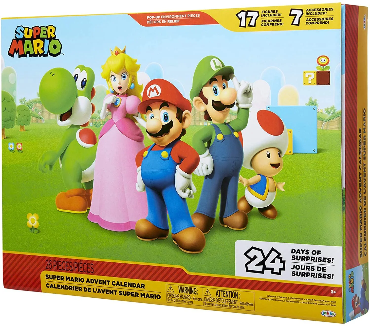 Nintendo - Mario & Co Advent Kalender met Gouden Mario en Bullet Bill thumbnail