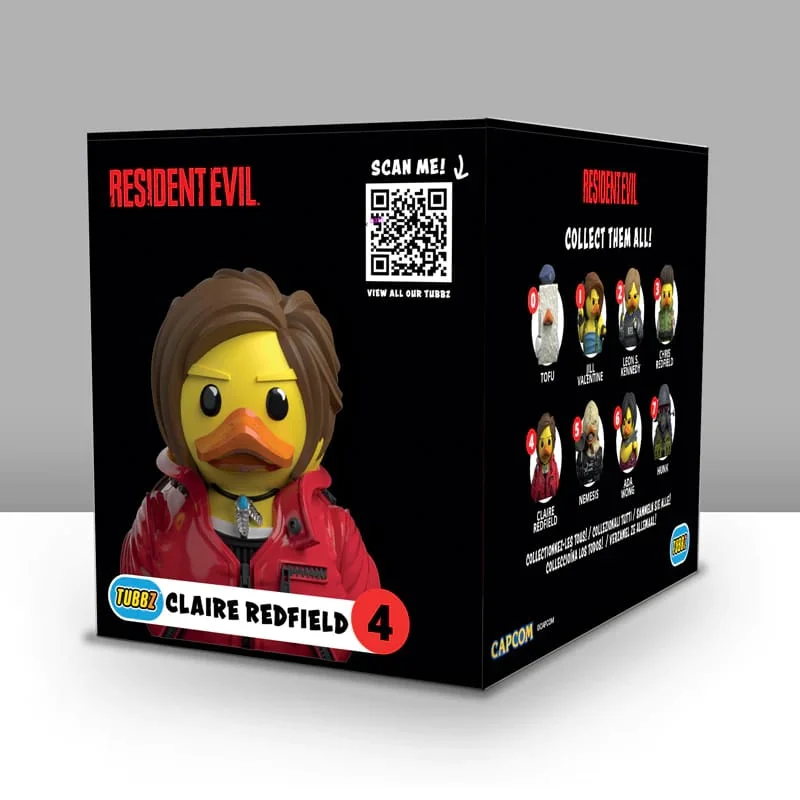 Numskull - Best of TUBBZ Boxed Badeend - Resident Evil - Claire Redfield - 9cm thumbnail