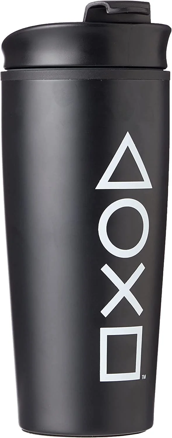 Playstation - Logo en Pictogrammen Onyx Metalen Reisbeker thumbnail