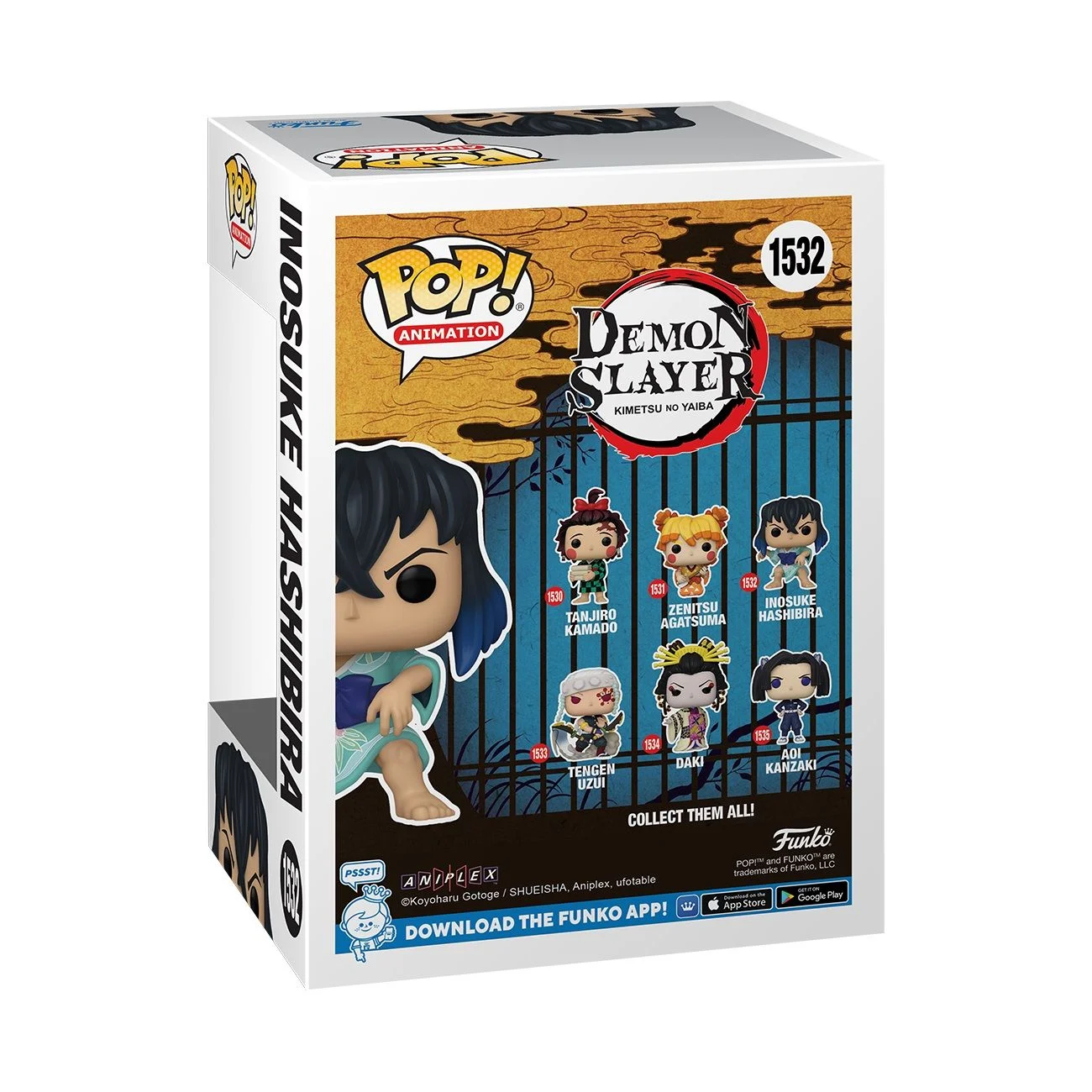 Funko Pop! Animation: Demon Slayer - Inosuke (Kimono) thumbnail