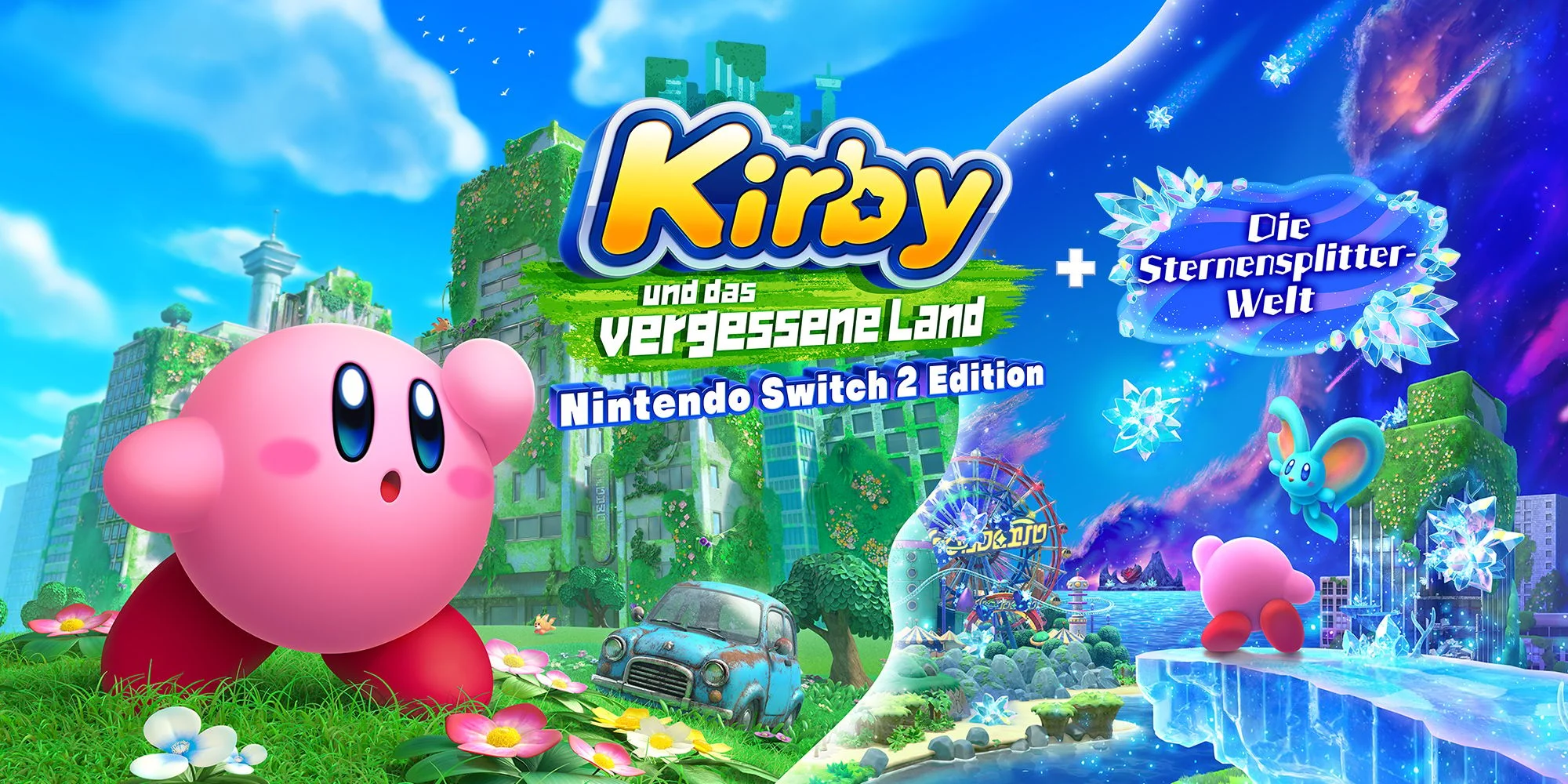 Kirby en de Vergeten Wereld - Nintendo Switch 2 Edition + De Sterrenwereld - Nintendo Switch 2 versie thumbnail