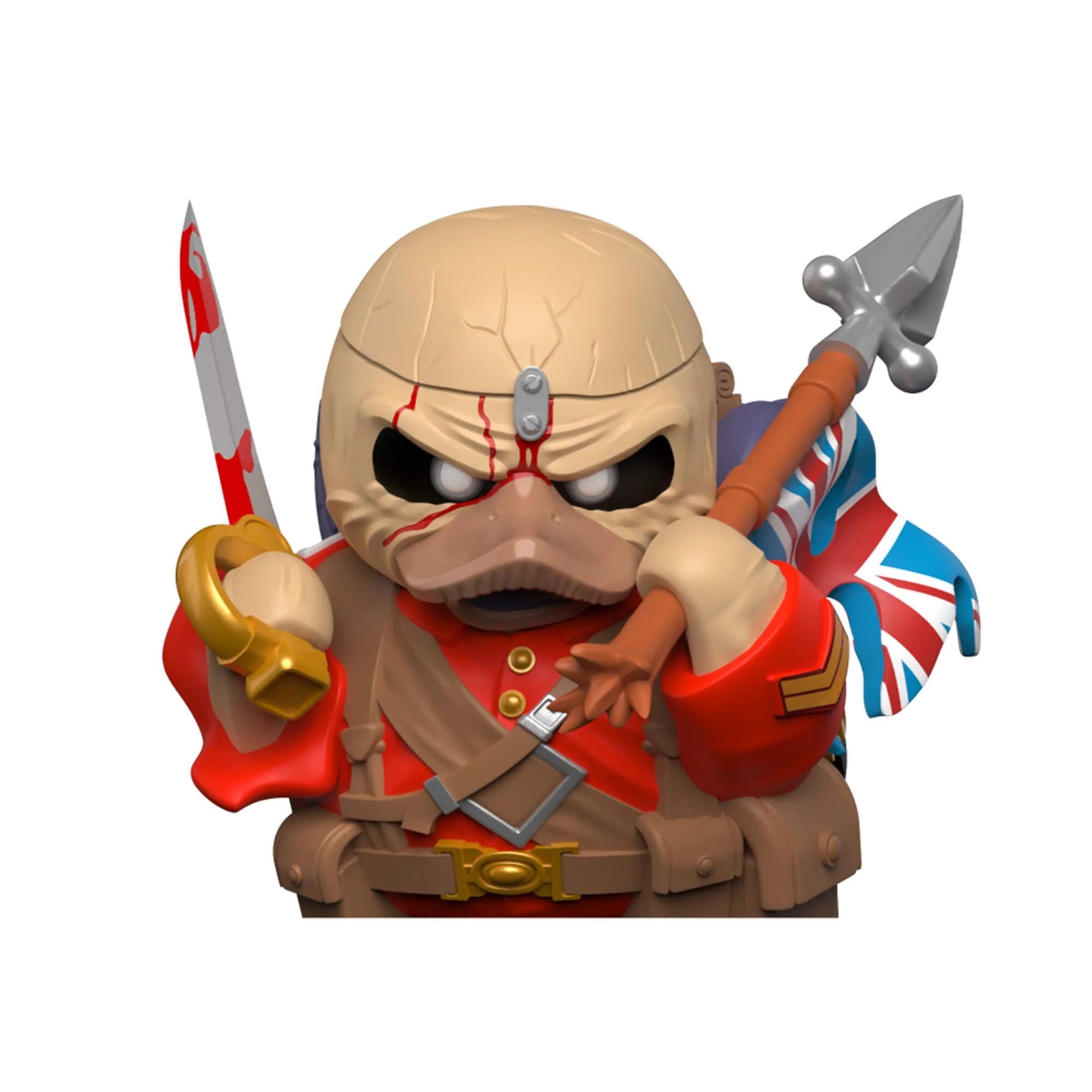 TUBBZ Cosplay-Verzamelbaar Badeend - Iron Maiden - Eddie The Trooper (Standard Editie) thumbnail