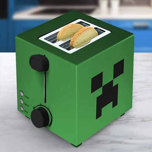 UKONIC - Minecraft - Creeper Vierkante Broodrooster thumbnail