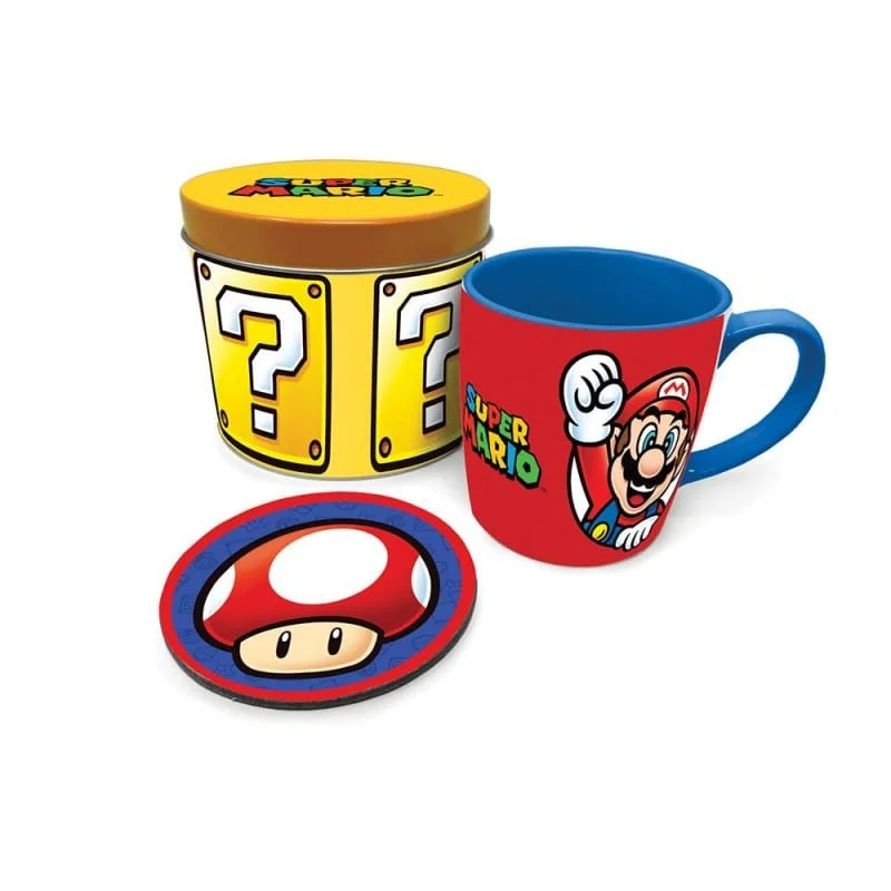 Nintendo Super Mario - Geschenkset - Let's Go - Mok en Onderzetter thumbnail