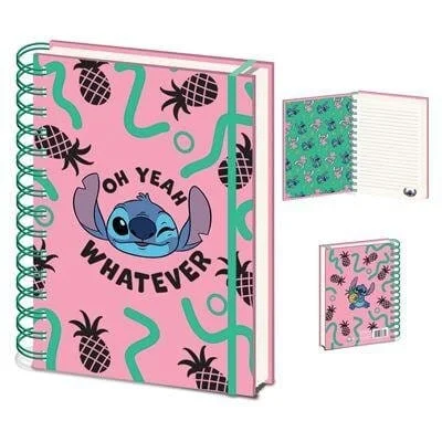 Disney - Lilo & Stitch - "Oh Yeah Whatever" A5 Wiro Notitieboek thumbnail