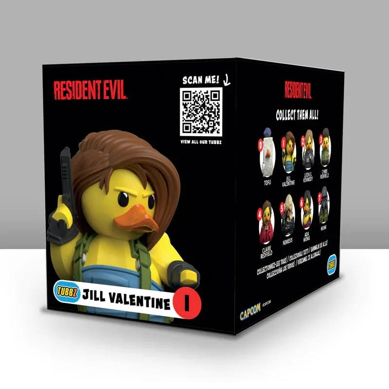 Numskull - Best of TUBBZ Boxed Badeend - Resident Evil - Jill Valentine - 9cm thumbnail