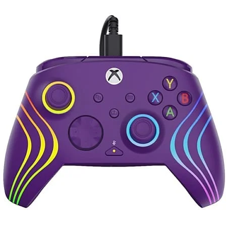 Turtle Beach - Afterglow Wave Bedrade RGB Gaming Controller Paars voor Xbox Series X|S, Xbox One en Windows 10/11 thumbnail