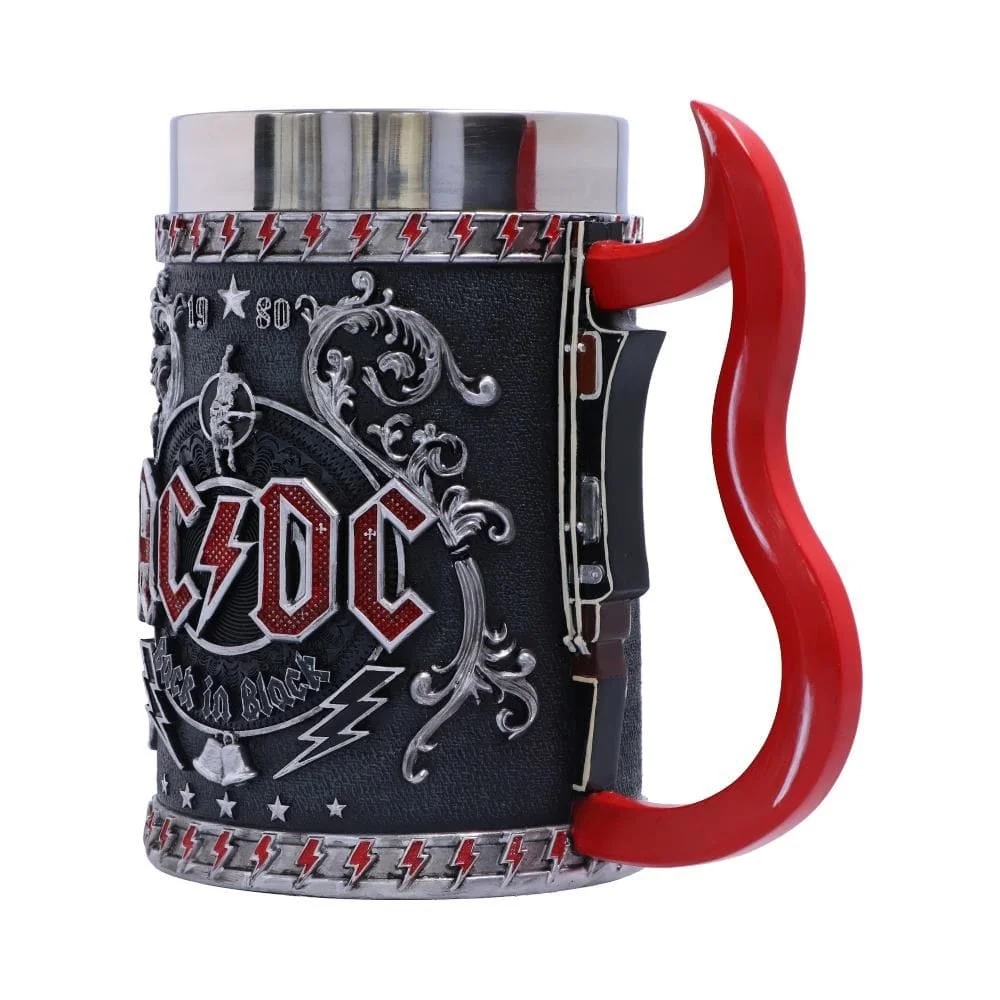 Nemesis Now - AC/DC - Back in Black - Bierpul  - Zwart en Rood - 16cm thumbnail