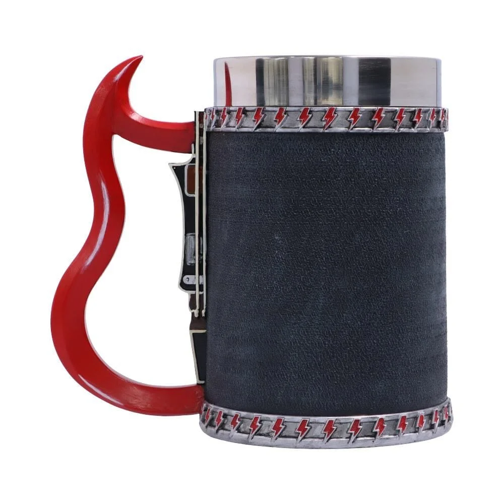 Nemesis Now - AC/DC - Back in Black - Bierpul  - Zwart en Rood - 16cm thumbnail