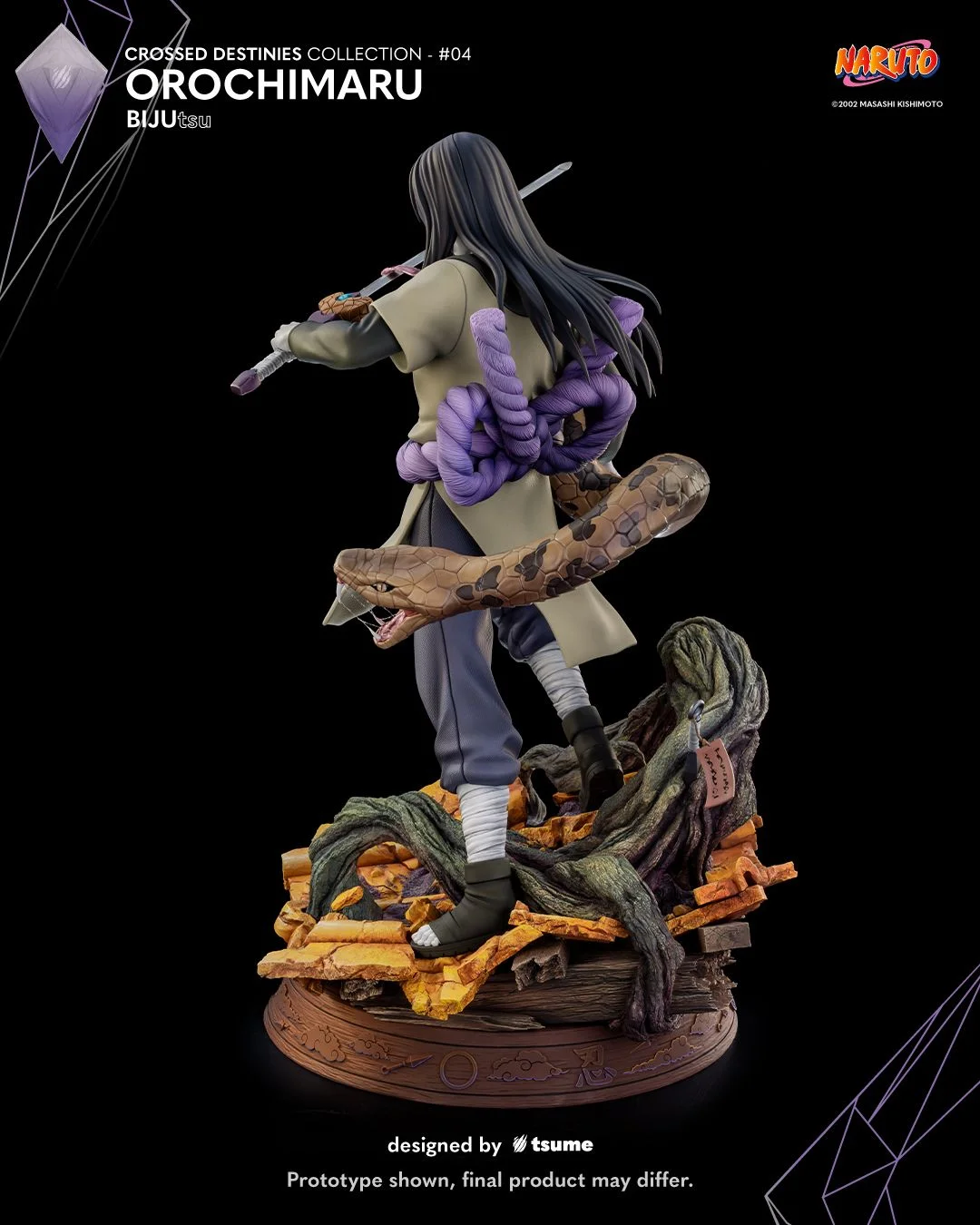 Tsume Art - BIJUtsu 1/4 - Naruto - Orochimaru Statue 53cm thumbnail