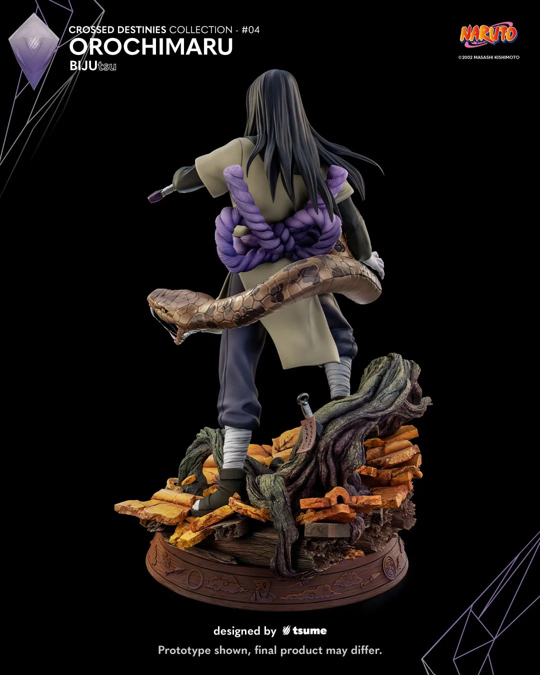 Tsume Art - BIJUtsu 1/4 - Naruto - Orochimaru Statue 53cm thumbnail