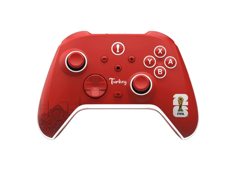 FIFA WorldCup 26 - AURORA+ Turkije Draadloze Controller voor Switch, Switch 2, PC, Android en IOS thumbnail