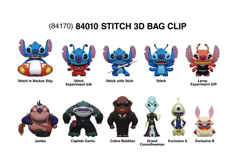 Disney - Stitch in Space - Verzamelbare Schuim Figurale Tassenclip Blinde Zak Assortiment (24 st.) thumbnail